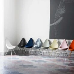 Fritz Hansen Drop Chair - Plastic