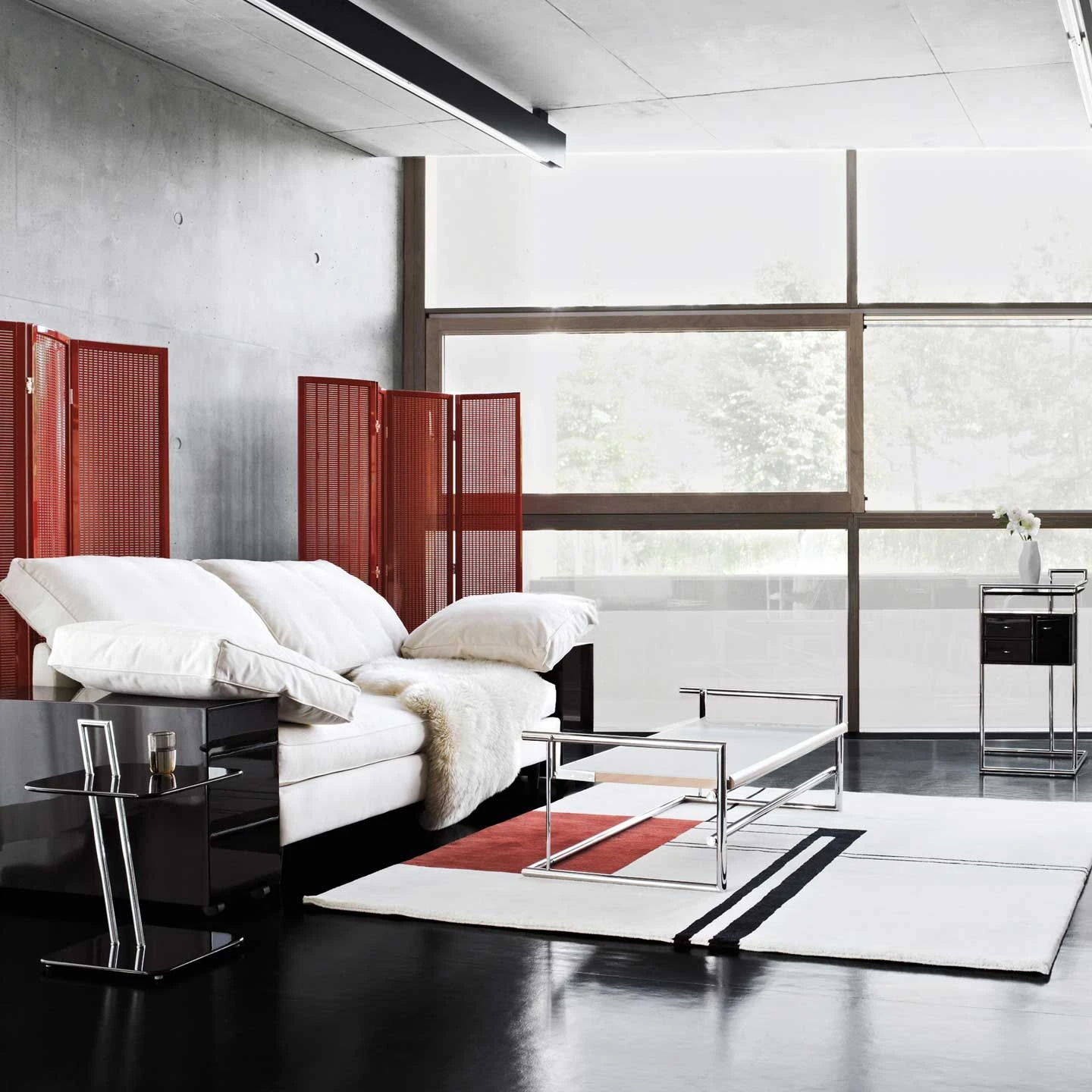 E. Gray Square Occasional Table - Image 2