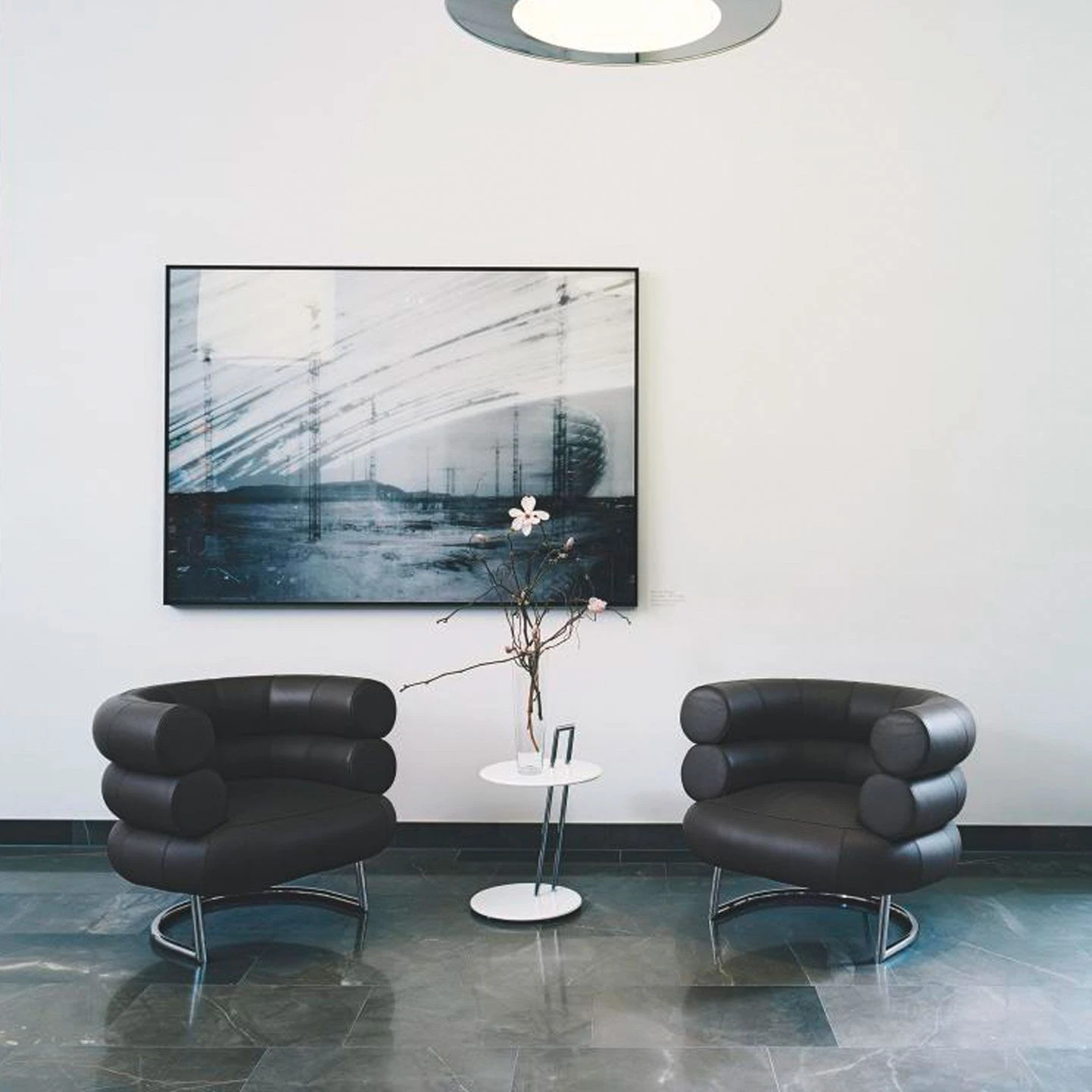 E. Gray Square Occasional Table - Image 3