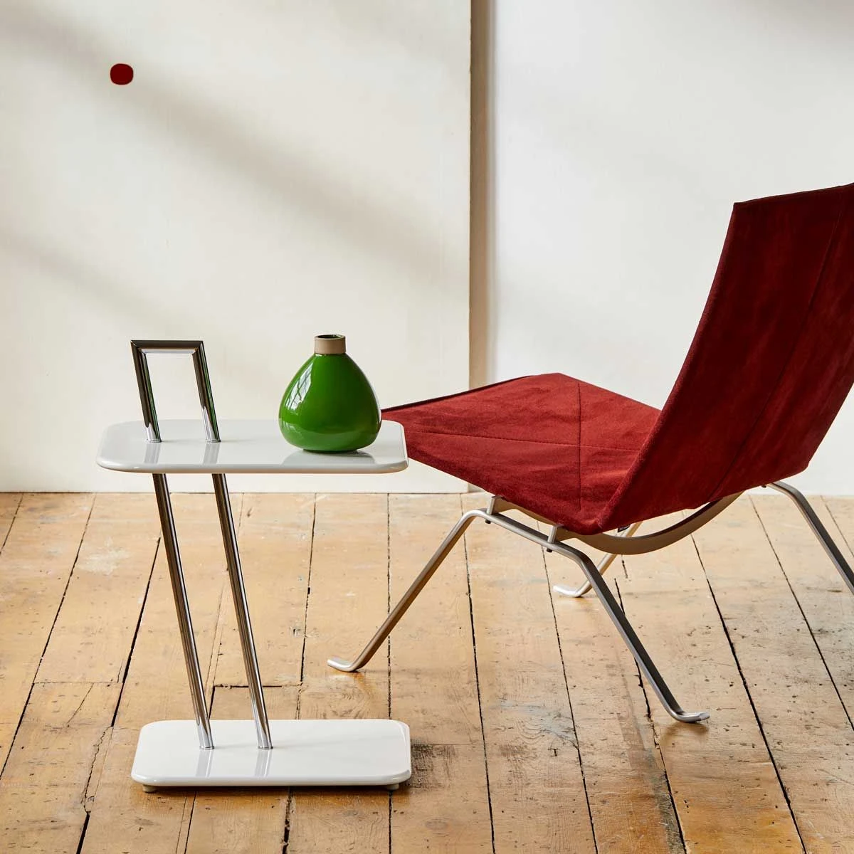 E. Gray Square Occasional Table - Image 4