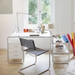 S285 Desk - Drawers And Shelves