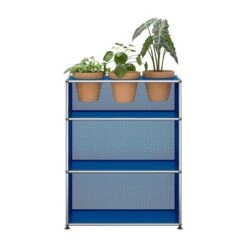 USM Storage With Flowerpots
